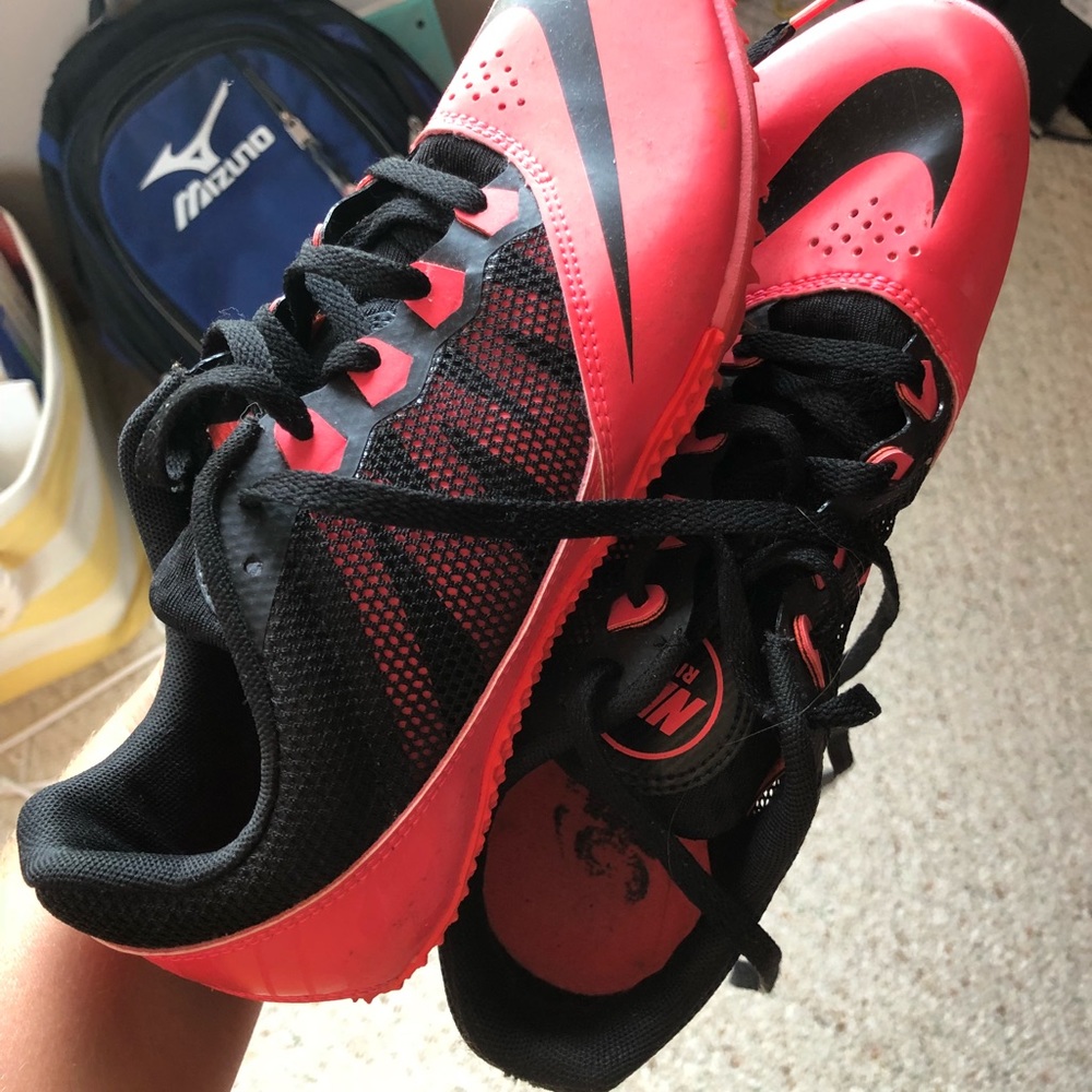 Nike track racing shoes
